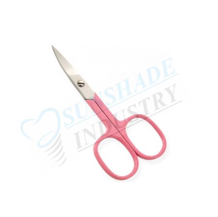 Professional Tower Pointed Purple Curved Nail Scissors – Stainless Steel Manicure Scissors 